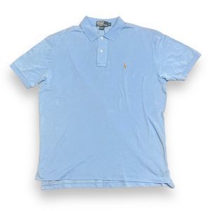 Polo Ralph Lauren Polo Golf Shirt Pima Soft Touch Mens Size XL Blue100% Cotton